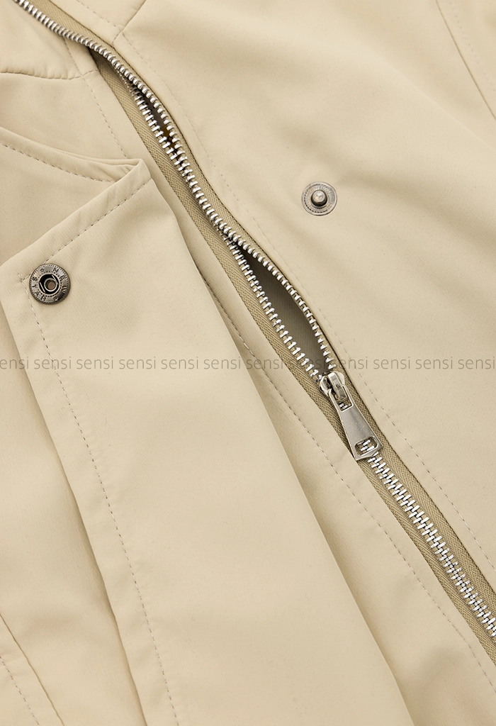 ترنچ کت پایین کمربندی @@کد1004622